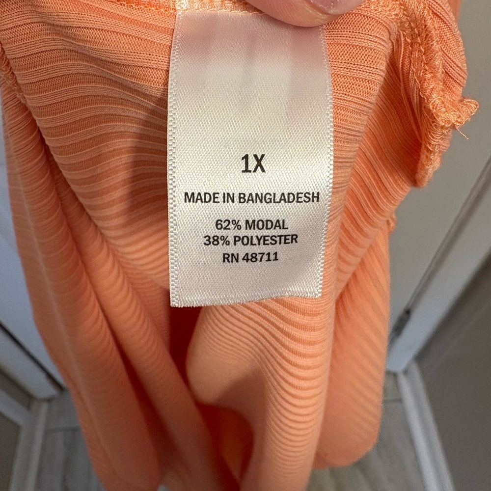 New w/o tags Sleeveless Coral Midi Dress - Picture 5 of 7